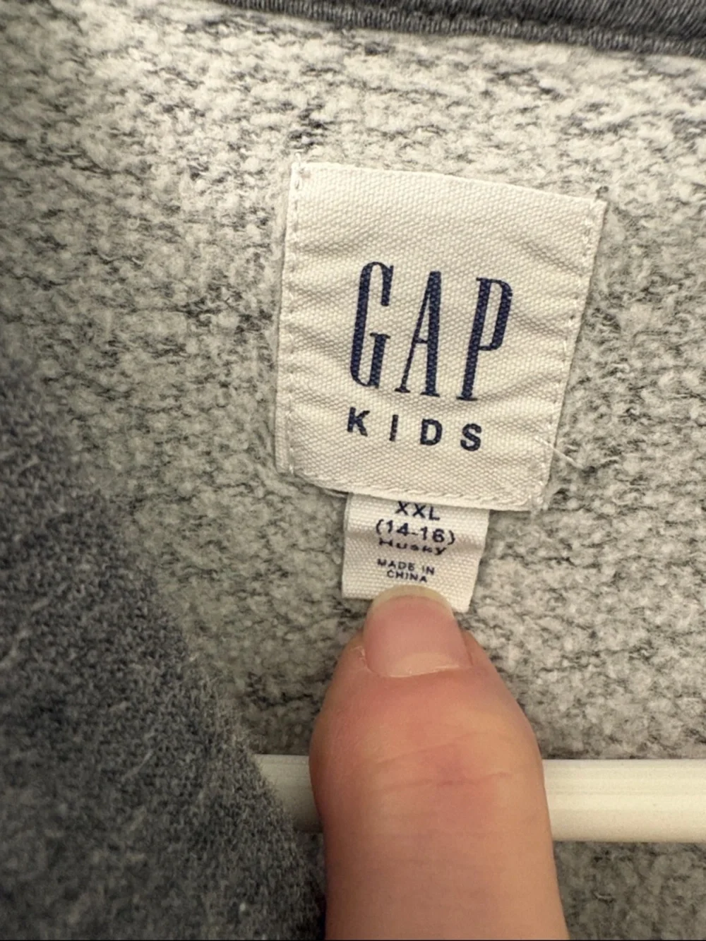 GAP Gray Hoodie with Cobra Kai Graphic Size XXL husky